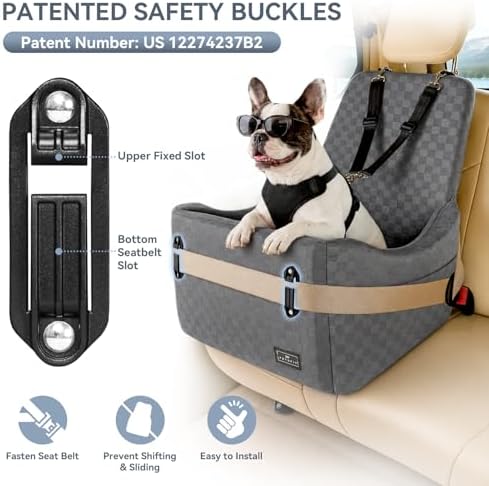 PETSFIT Pet Car Seat with Patented Safety System - Image 2