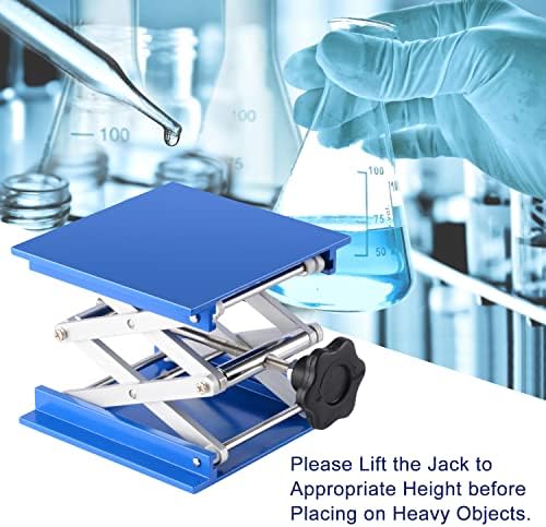 Labasics Lab Jack, 6x6 inch Anodized Aluminum Laboratory Support Jack Lift - Image 5