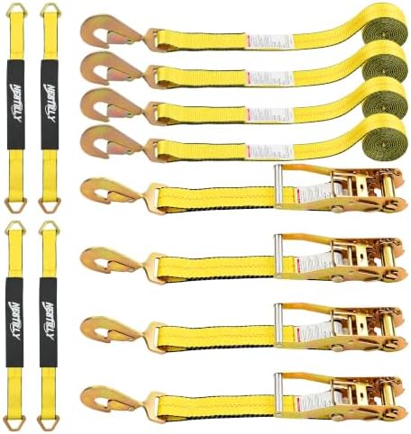 Car Tie Down Straps for Trailers by Nestilly