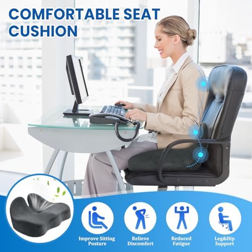 CushZone Extra Large Seat Cushion, Sciatica Support - Image 5