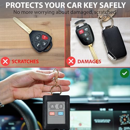 Leather Key Cover for Broken Car Key Loop Replacement - Image 3