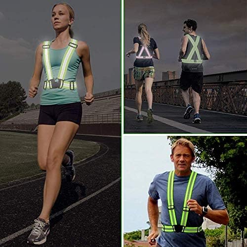 Chiwo Reflective Vest Running Gear 2Pack, High Visibility Safety Vest - Image 5