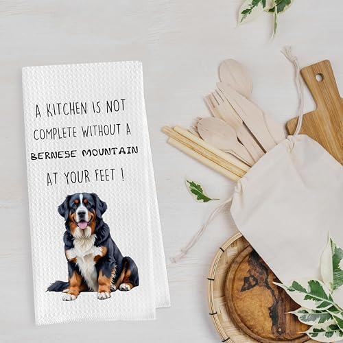 Gqtt Bernese Mountain Dog Dish Towels Set - Image 4