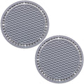 2PCS Bling Cup Holder Coaster, 2.75 Inch Auto Car Cup Holder Insert Coasters by MEAJOO