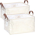 Hinwo 31L Large Canvas Storage Bin by Hinwo