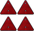 Enjoyist 4-Pack Safety Reflector Warning Sign, Slow Moving Vehicle Triangle by Enjoyist