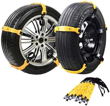Jeremywell Snow Chains Anti-Skid Anti Slip Emergency Snow Tire Chains by Jeremywell