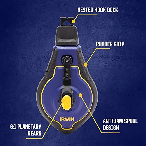 IRWIN Tools STRAIT-LINE Chalk Line, Speedline Pro Reel, 100 ft. - Image 2