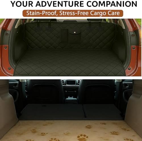 fidozen Universal SUV Cargo Liner, Waterproof Non-Slip Dog Trunk Mat - Image 2