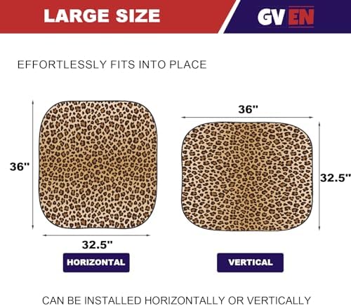 GVEN Windshield Sun Shade Car Sunshade Truck Accessories Large-Size Front - Image 2