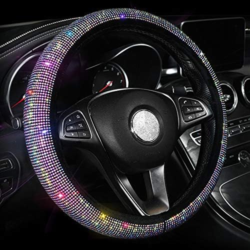 Car Sparkly Colorful Bling Steering Wheel Cover - Image 3