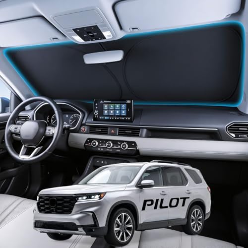 Wigoo for Honda Pilot Windshield Sunshade, Custom Fit, Keeps Interior Cool by wigoo