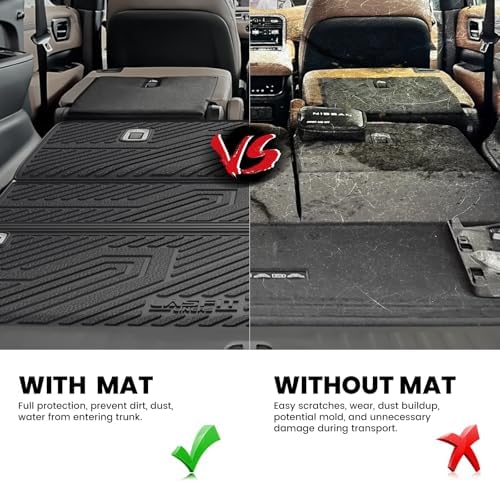 LASFIT Cargo Mats for Nissan Armada 2026 2025 / Infiniti QX80 2025-2026 - Image 4
