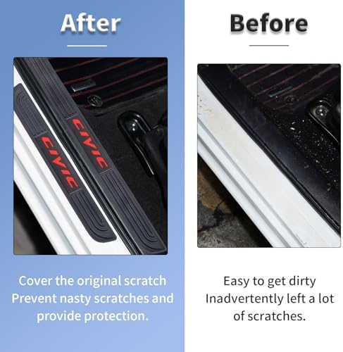 4pcs/Set Car Door Sill Plate Protectors - Image 6
