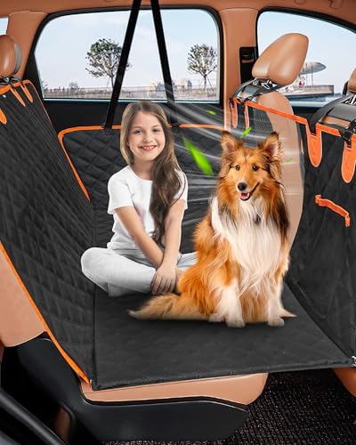 Back Seat Extender for Dogs- Dog Car Seat Cover for Back Seat Bed for Car by AirbrushofRexley