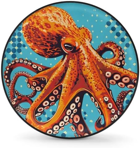 Spare Tire Cover for RV Trailer, Octopus Tire Covers Universal Fit for Travel by Unknown