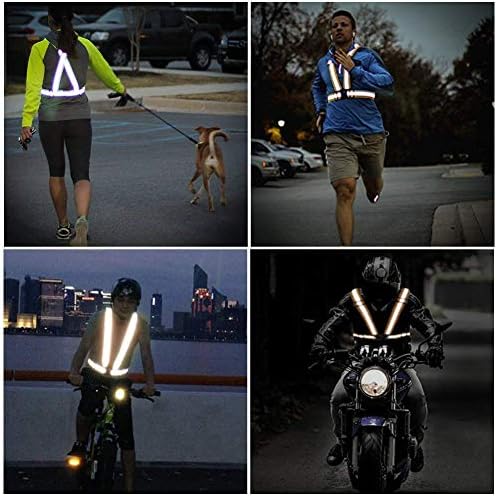 Reflective Vest Running Gear, 2-10Pack High Visible Safety VES - Image 6