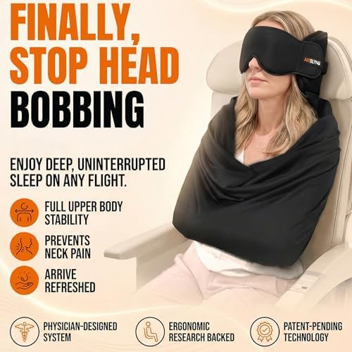 2 Pack 3-in-1 Airplane Sleep Support System - Image 3