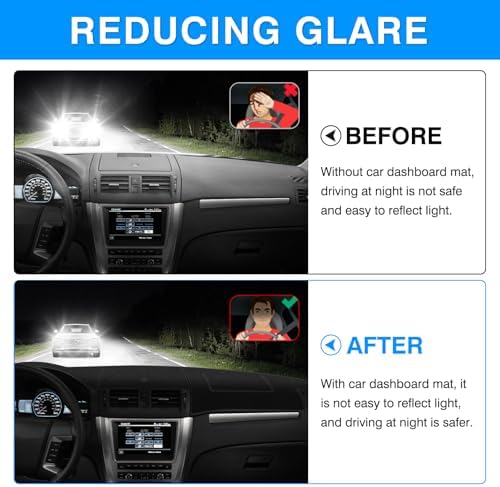 Autorder Dashboard Cover Mat for 2006-2009 Ford Fusion/Mercury Milan - Image 4
