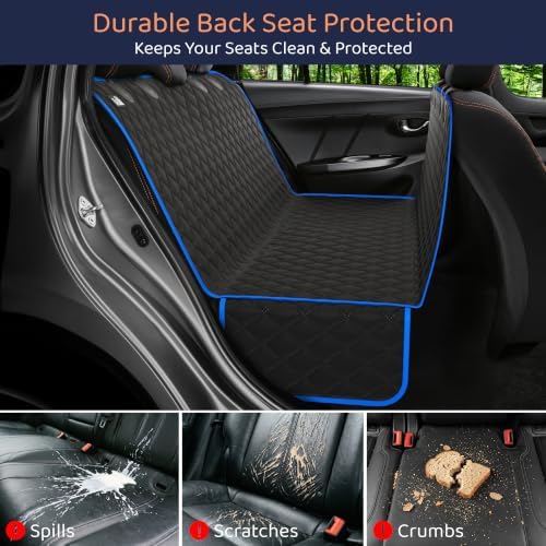 Dog Car Seat Cover for Back Seat, Dog Hammock for Car, Truck & Tesla - Image 2