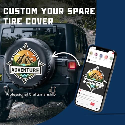Custom PVC Leather Spare Tire Cover - Image 2