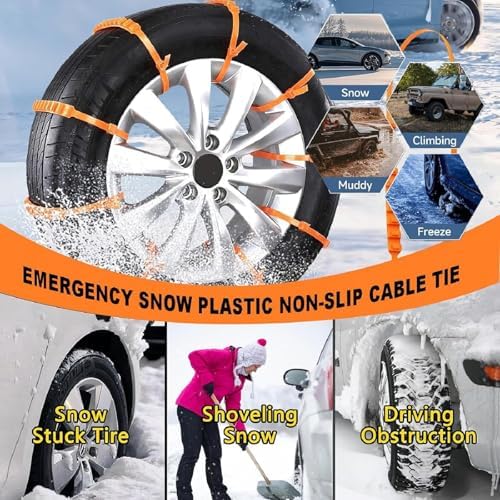 20PCS Universal Anti-Skid Snow Tire Chains, 2026 New Portable Emergency - Image 6