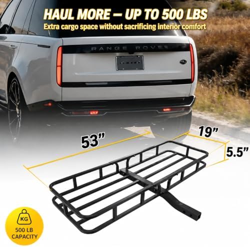 Hitch Cargo Carrier, Fits 2" Hitch Receiver - Image 3