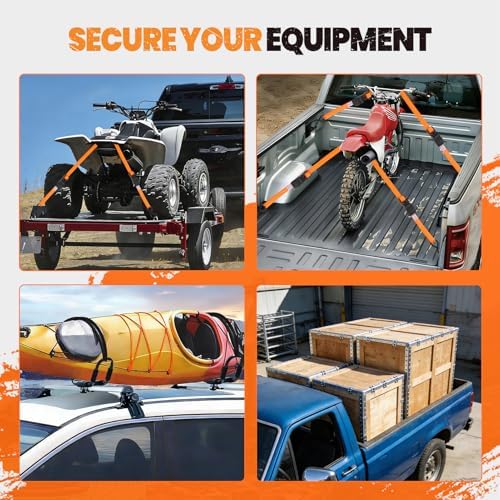 1" x20FT Extra Long Ratchet Straps - Image 7