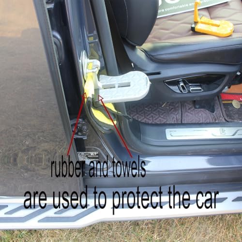 Universal Car Door Step, Foldable Door Latch Step Stand Pedal Car Door Latch - Image 6