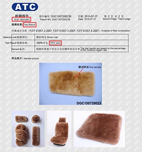 OGLAND 2 Pack Sheepskin Car Seat Belt Cover Pads | Wool Seatbelt Cushions - Image 6