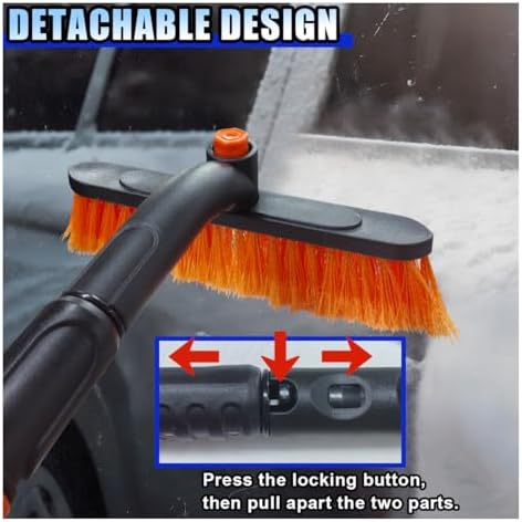 31.5" Detachable Snow Brush and Ice Scraper - Image 6