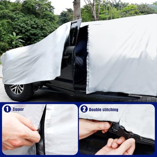 Truck Cover Waterproof Fit for Ford F150 Raptor Chevrolet Silverado 1500 - Image 5