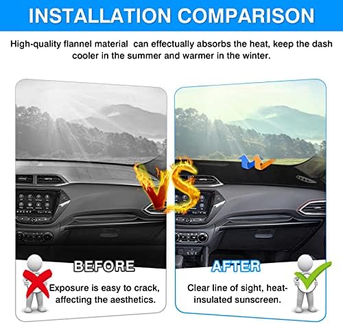 Autorder Dashboard Cover Mat for 2021-2025 2026 Chevrolet Trailblazer - Image 3
