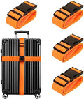 Chelmon Luggage Straps for Suitcases TSA Approved Travel Essentials 8 Pack by Chelmon