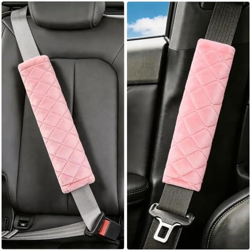 Amooca 2 Pack Seat Belt Covers Soft Shoulder Pad - Image 6