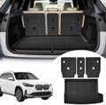 Cargo Liners Backrest Mat for BMW X1 Accessories 2023-2025 by ZQULOYO