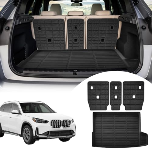 Cargo Liners Backrest Mat for BMW X1 Accessories 2023-2025 by ZQULOYO