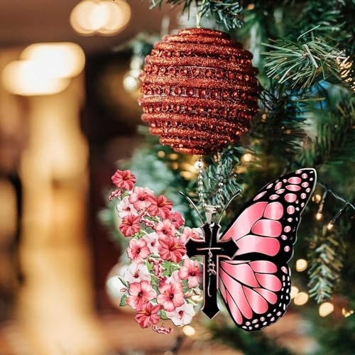 Butterfly Car Hanging Ornament, Hanging Charm Home Decoration Keepsake - Image 3