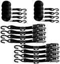 Jack Boss 1500 lbs Break Strength Ratchet Tie Down Straps Set, Fits by JACKBOSS
