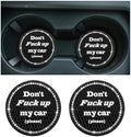 2 PCS Bling Car Cup Coaster, 2.75 Inch Anti-Slip Cup Holder Insert Coasters by Sylvil