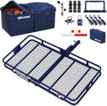 Mockins 60"x30"x6" Navy Trailer Hitch Cargo Carrier w/ 500 Lbs Capacity by Mockins
