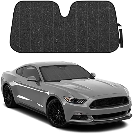 BDK-AS-2511 Front Windshield Shade-Accordion Folding Auto Sunshade by BDK