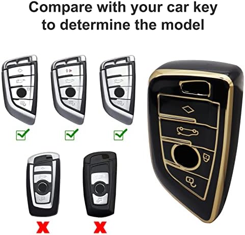 for BMW Key Fob Cover, Soft TPU Full Protection Key Case - Image 2