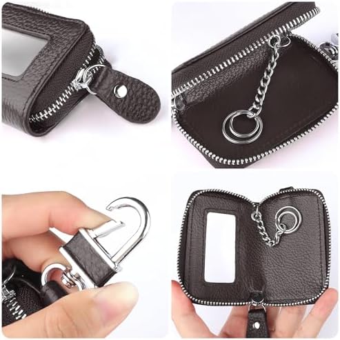 Car Key Fob Case for Replacing Old Key Fob Cover, Genuine Leather Car Key Case - Image 5