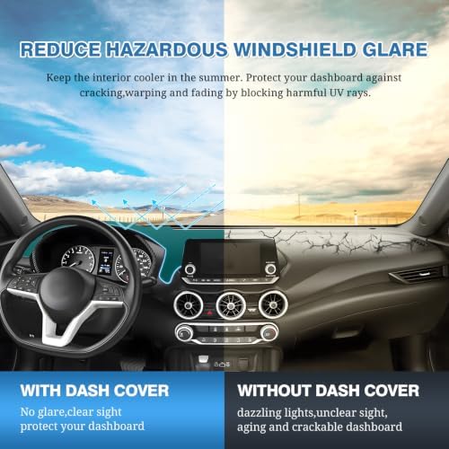 FIILINES Dash Cover for 2020-2025 2026 Nissan Sentra, Dashboard Mat for Sentra - Image 6