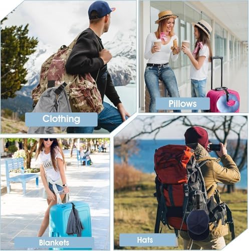 3Pcs Add A Bag Luggage Connector Straps Black Adjustable Suitcase Strap - Image 6