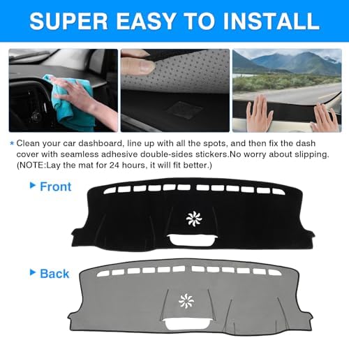 Autorder Dashboard Cover Mat for 2024 2025 2026 Ford Ranger Accessories Dash - Image 5