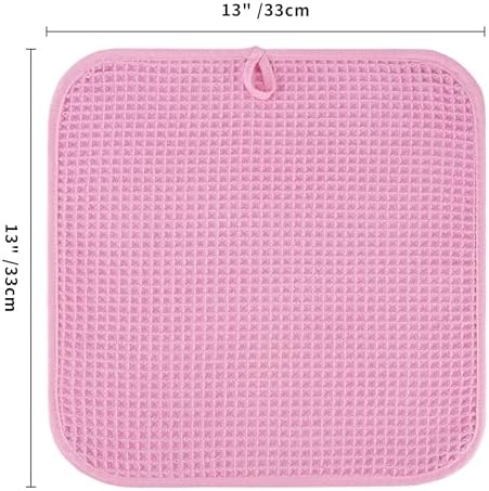 Microfiber Waffle Face Towels, 2 Pieces, Fast Drying, Lint Free 430 GSM - Image 7