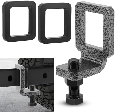 Anti Rattle Hitch Clamp 2 Inch & 2.5 Inch Heavy Duty Steel Hitch Tightener by WODHMIEY