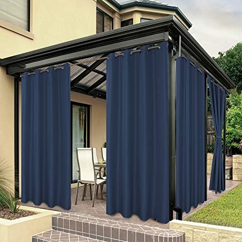 BONZER Outdoor Curtains for Patio Waterproof Thick by Bonzer